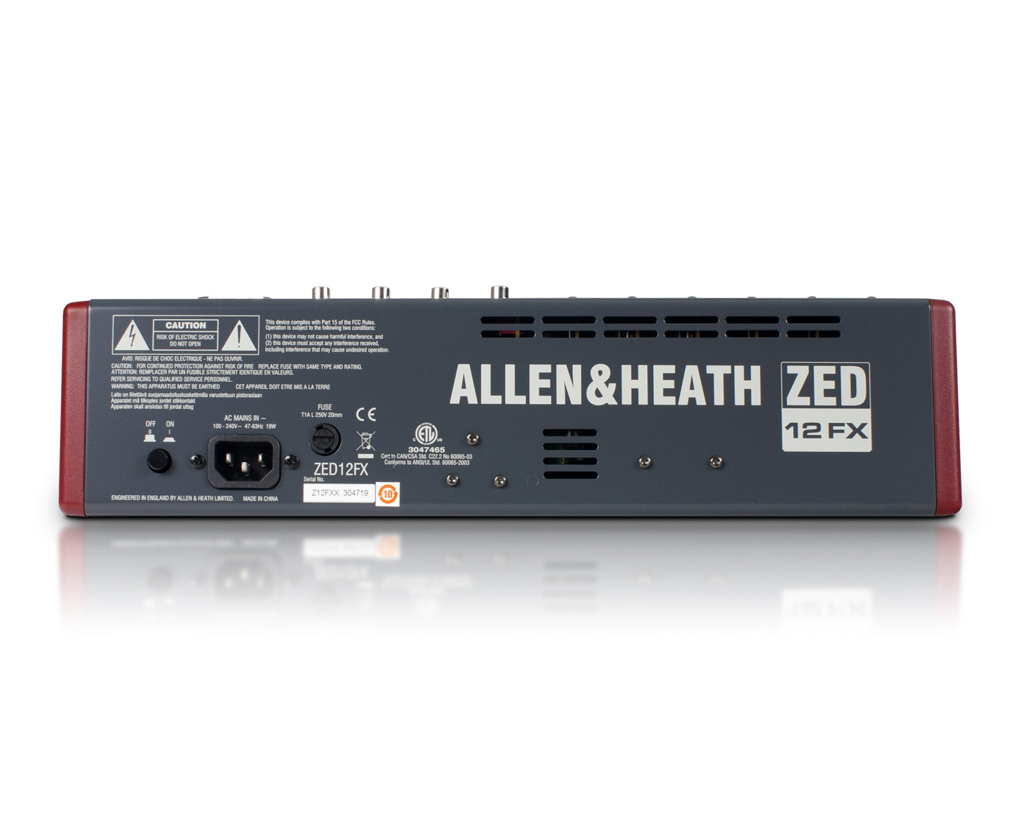 ALLZ12FX - Allen & Heath ZED12FX 6 Mic or Line 3 Stereo i or p USB FX Desk Sonar LE SW Image 2