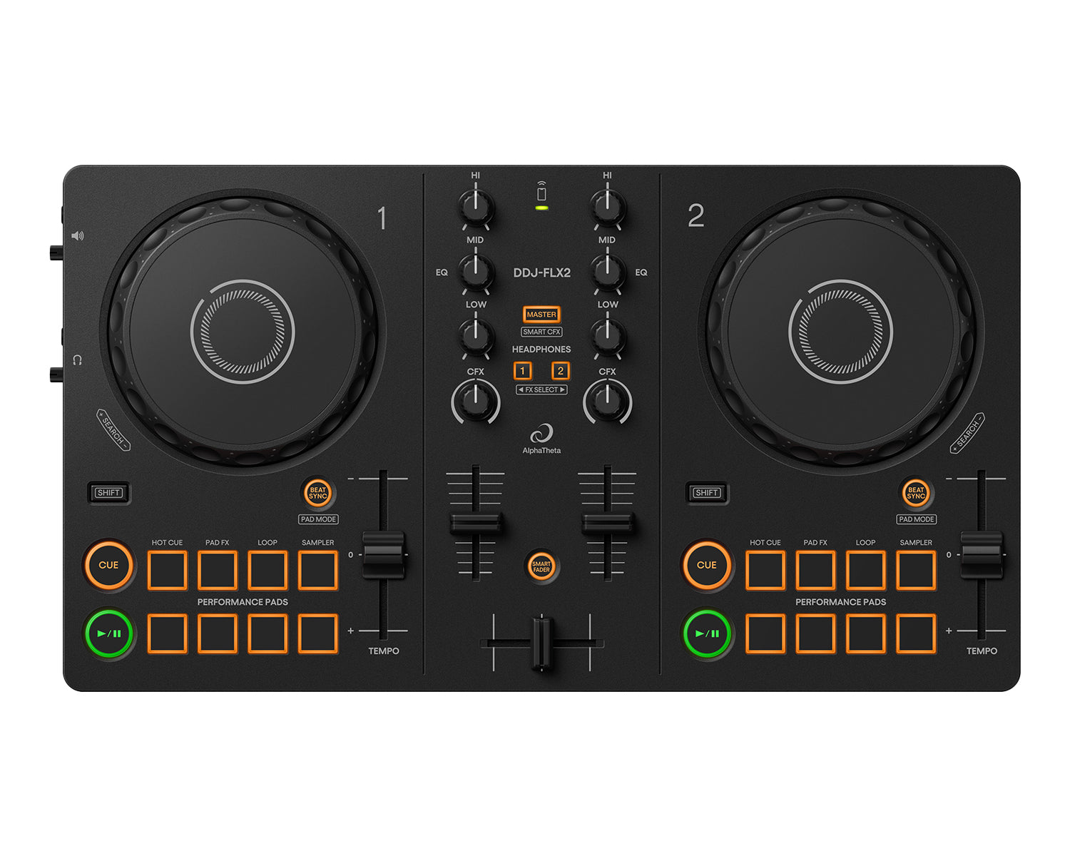 ALPDDJFLX2 - AlphaTheta DDJ FLX2 2 Channel DJ rekordbox Controller Image 1