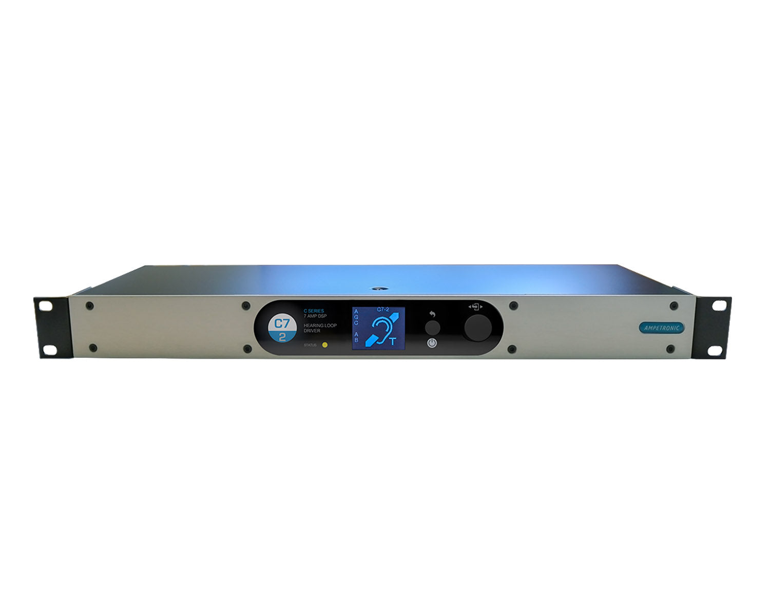AMPC72D - Ampetronic C7 2D DANTE Multiloop Induction Loop Driver 2x7A rms 230V Image 1