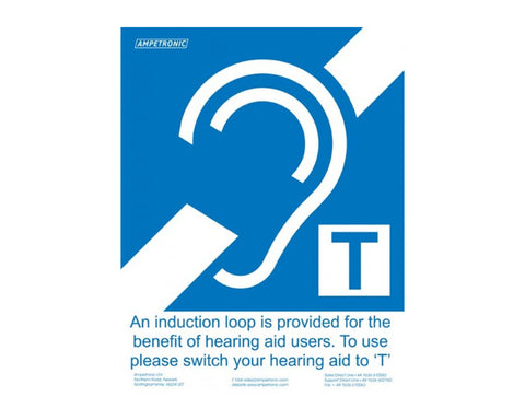 Induction Loop System Signage