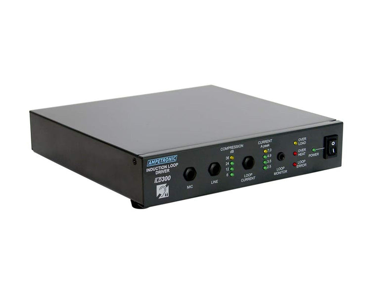 AMPILD300 - Ampetronic ILD300 Induction Loop Driver (400sqm Coverage) Half 1U Image 2