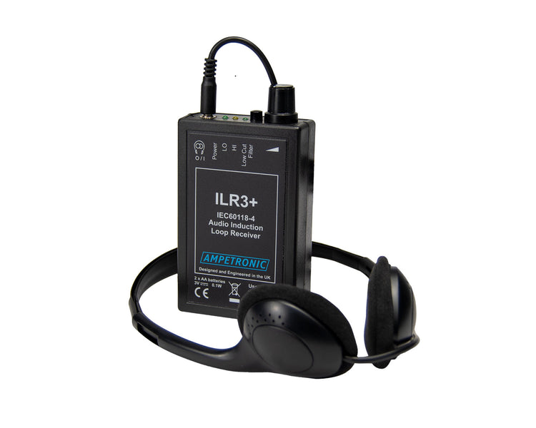 AMPILR3PLUS - Ampetronic ILR3 and Receiver with Field Strength Indicators and Headset Image 1
