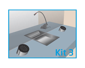 AMPTPK3 - Ampetronic Talk Perfect Kit 3 Duplex Intercom Speech Transfer System Image 5