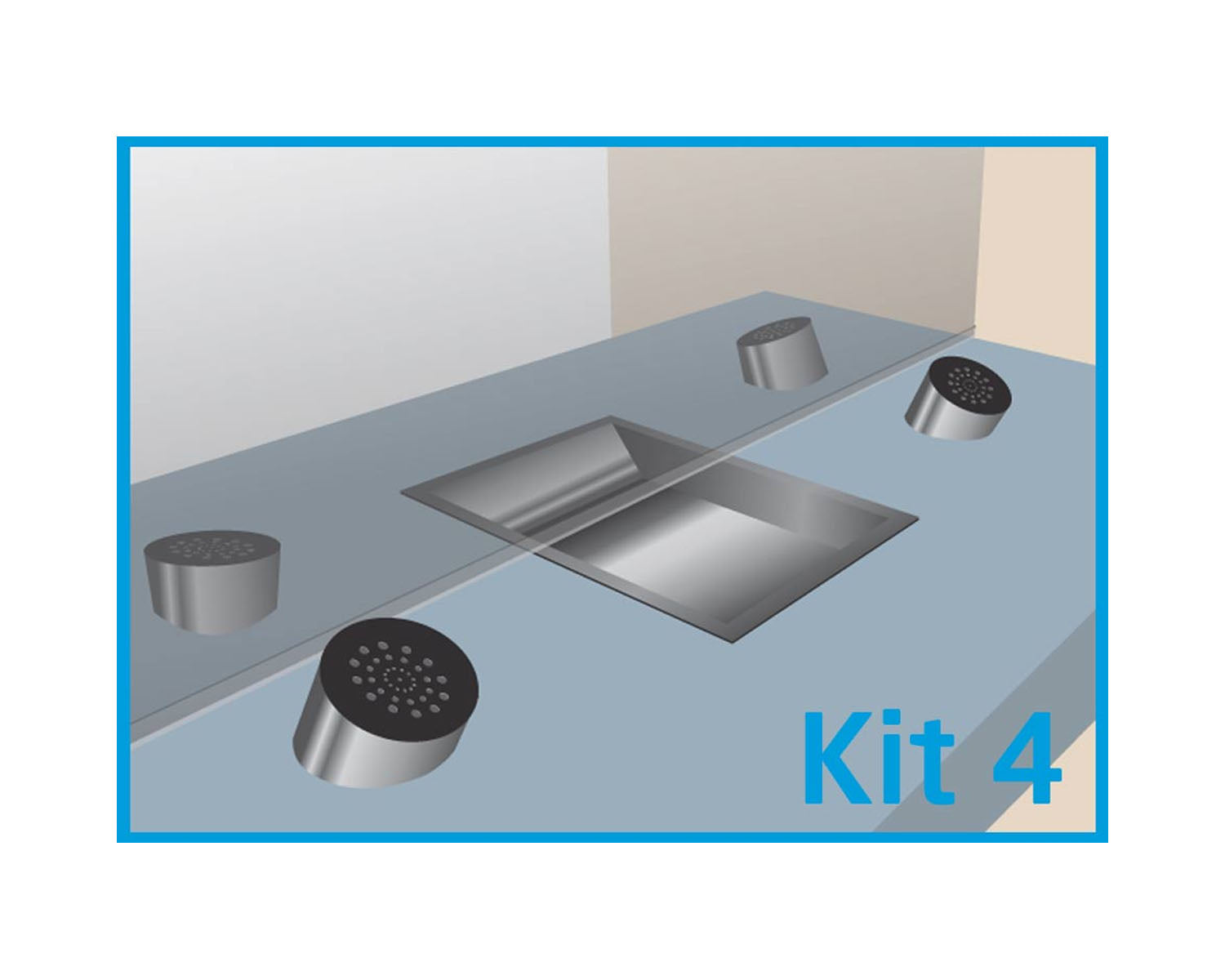 AMPTPK4 - Ampetronic Talk Perfect Kit 4 Duplex Intercom Speech Transfer System Image 4