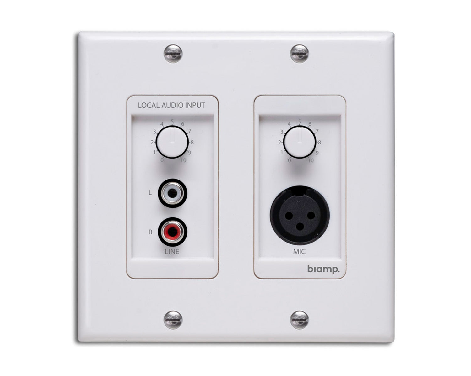 APADALINP - Apart D ALINP Active Local Input Panel Decora Sytle Mic or Line White Image 1