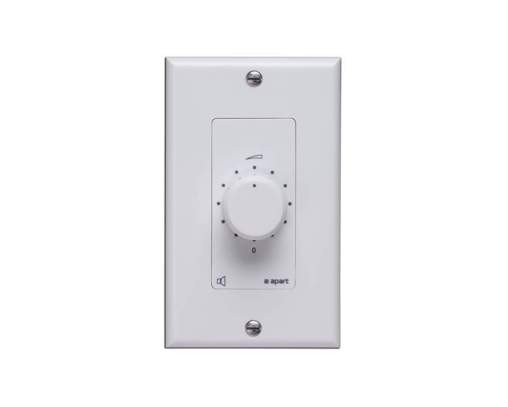 APADVOL30 - Apart D VOL30 70v 30W Volume Control Decora Style White Image 1