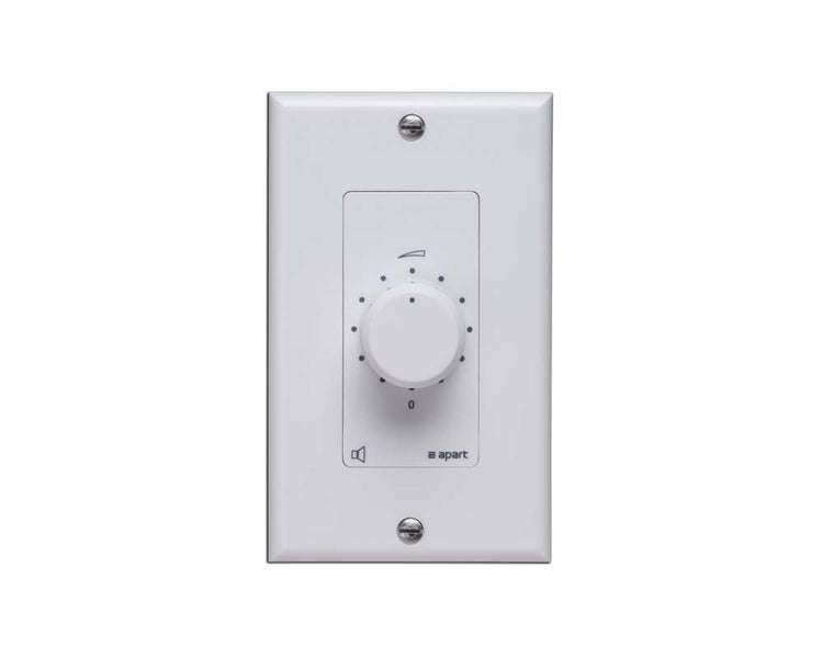 APADVOL30 - Apart D VOL30 70v 30W Volume Control Decora Style White Image 1