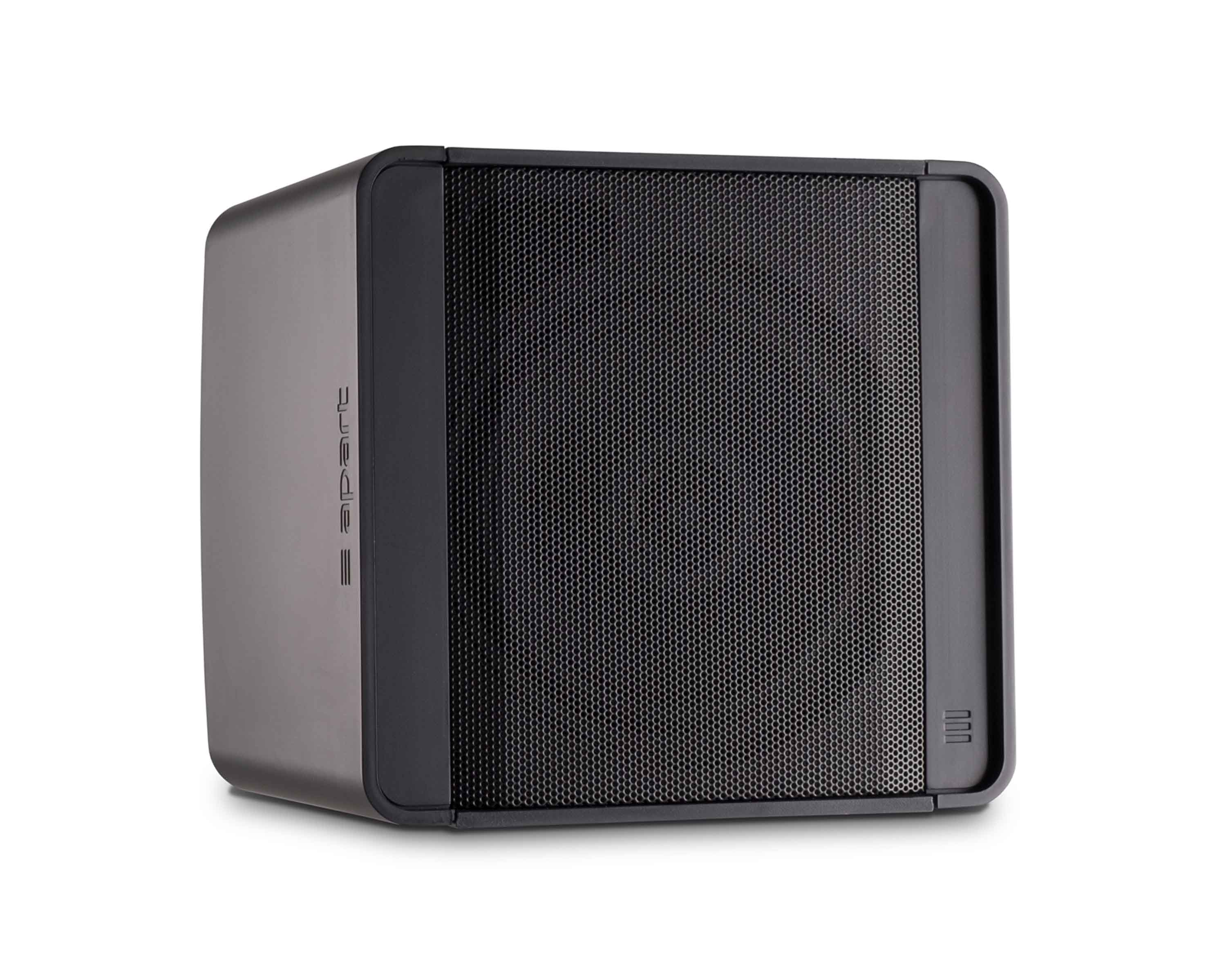 APAKUBOS5TB - Apart KUBO5T Black 5.25inch 100V or 16ohm 80W Cube Design Speaker and Brack Image 1