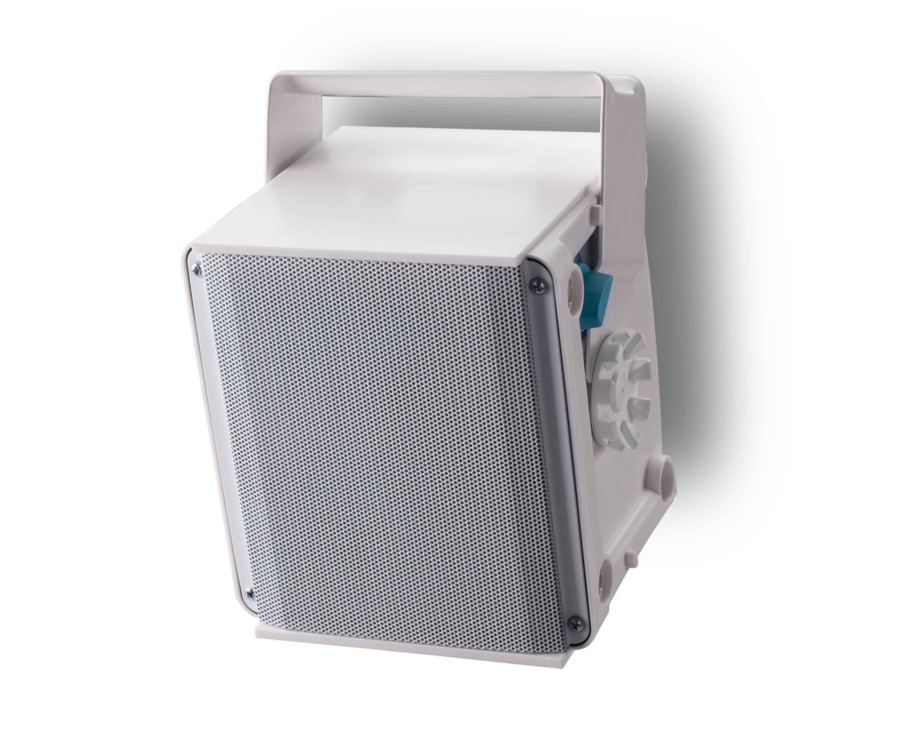 APAKUBOS5W - Apart KUBO5 White 5.25inch 80W 8ohm Cube Design Speaker and Bracket Image 3