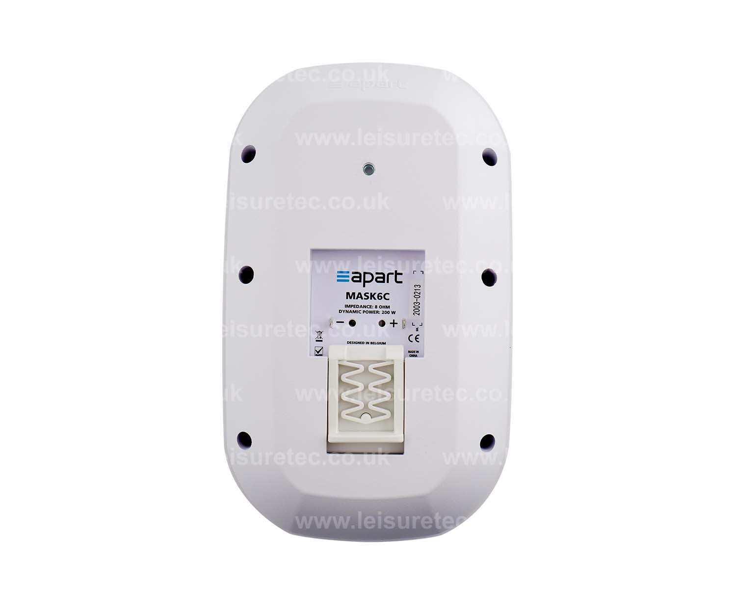 APAMASK6CW - Apart MASK6C W 6.5inch 2 Way Clickmount Loudspeaker 150W or 8ohm IP64 White Image 5