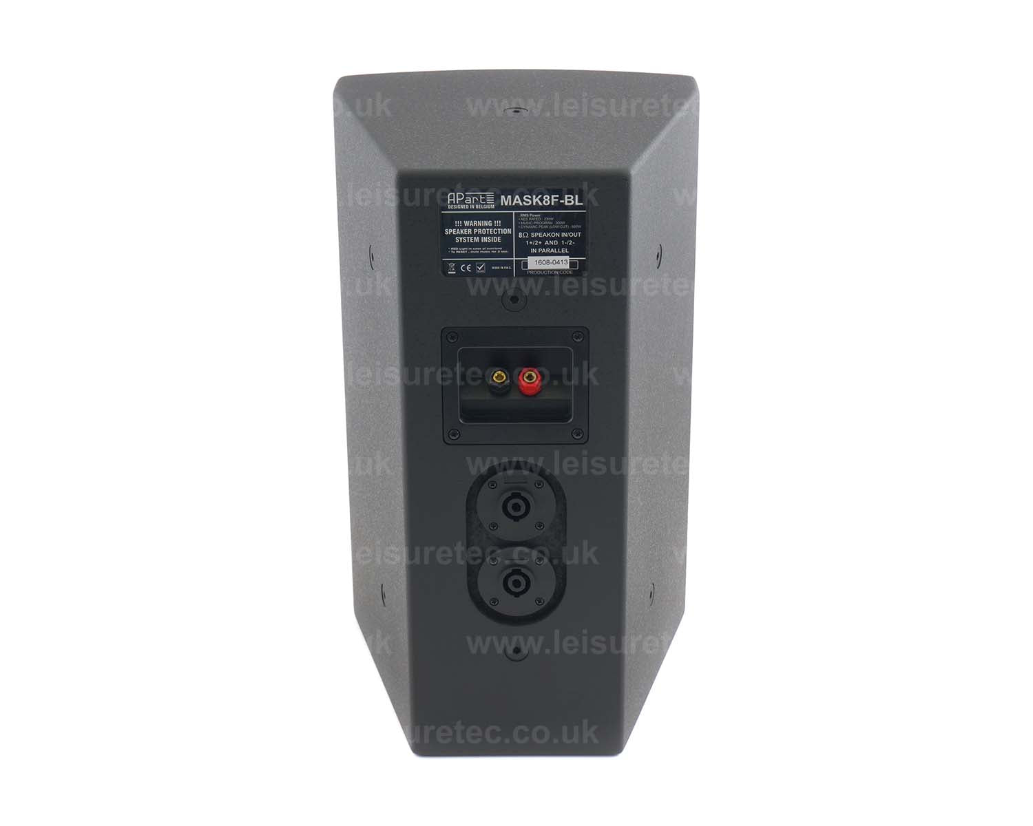 APAMASK8FBL - Apart MASK8F BL 8inch 2 Way Full Range Loudspeaker 200W or 8ohm Black Image 4