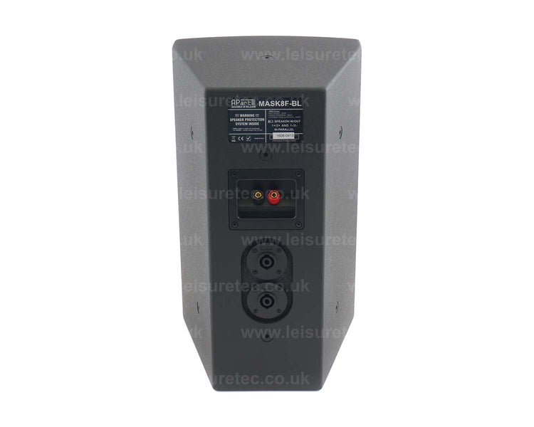 APAMASK8FBL - Apart MASK8F BL 8inch 2 Way Full Range Loudspeaker 200W or 8ohm Black Image 4