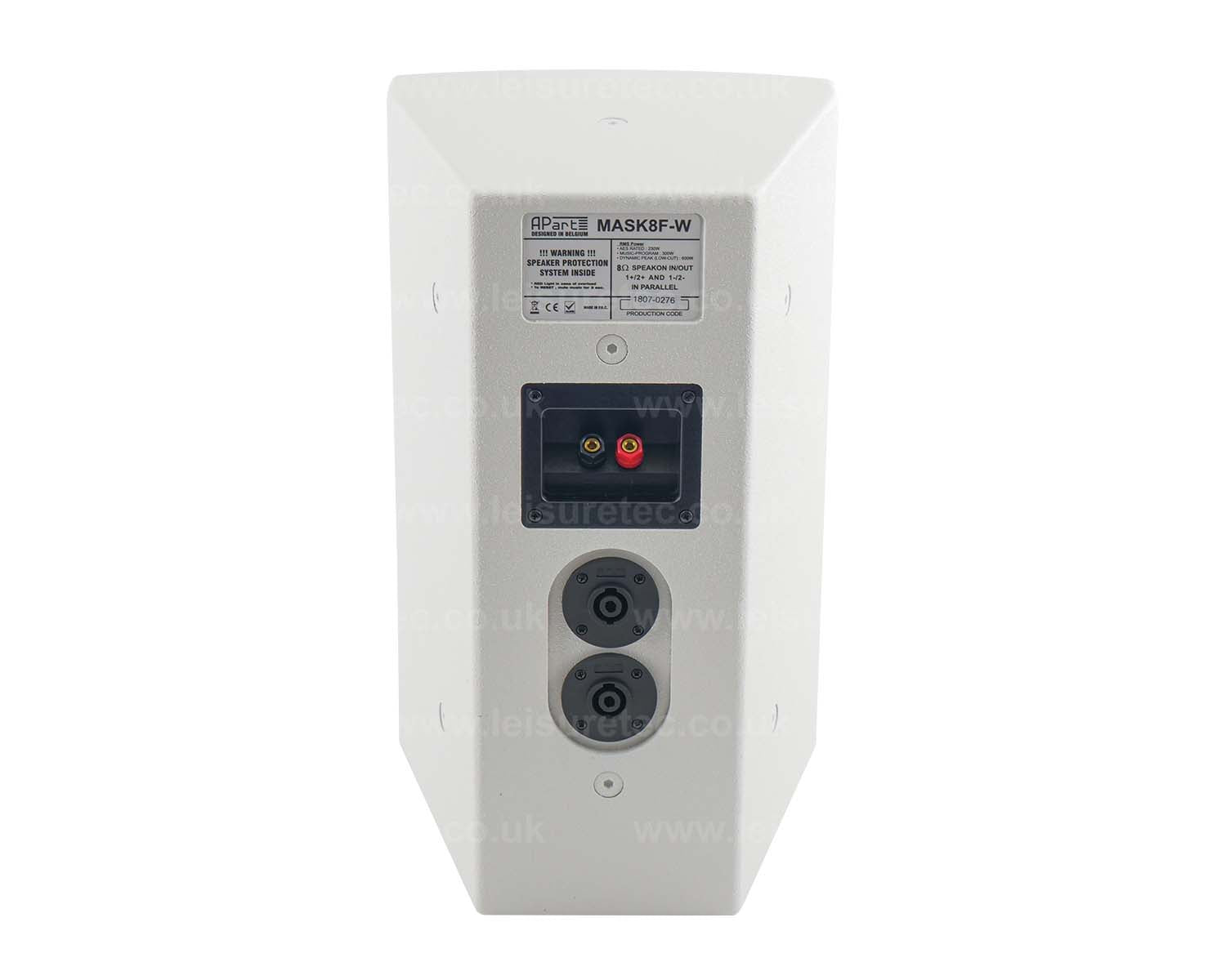 APAMASK8FW - Apart MASK8F W 8inch 2 Way Full Range Loudspeaker 200W or 8ohm White Image 4