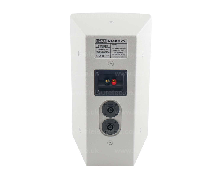 APAMASK8FW - Apart MASK8F W 8inch 2 Way Full Range Loudspeaker 200W or 8ohm White Image 4