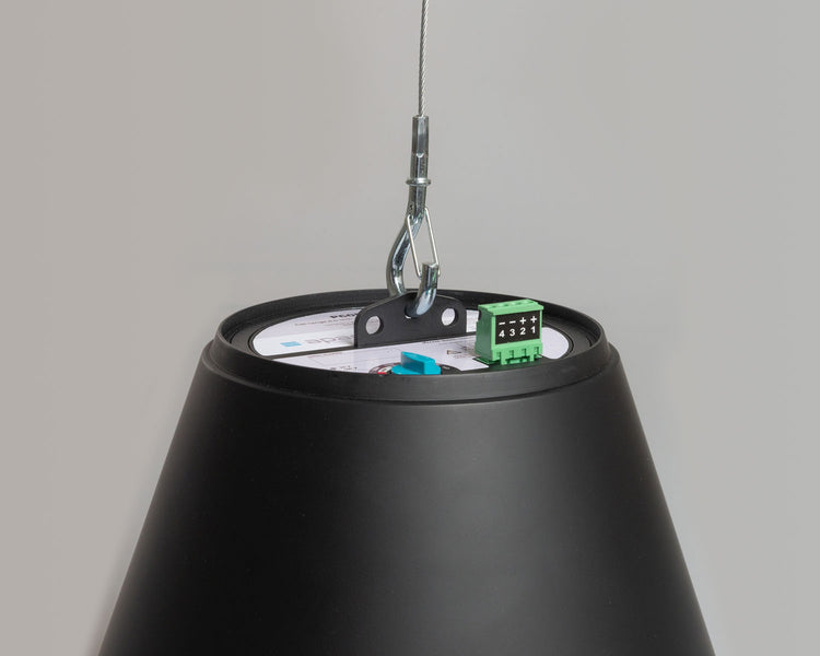 APAP60DTBL - Apart P60DT BL 6.5inch 2 Way Pendant Loudspeaker 100V Black Image 3
