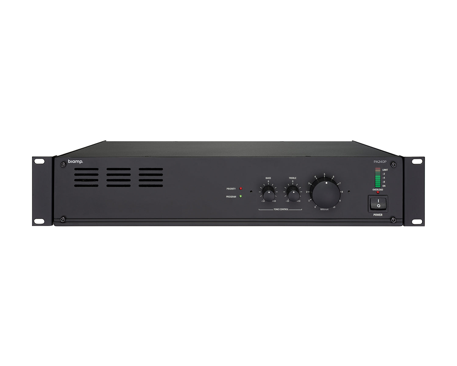 APAPA240P - Apart PA240P 100V Line Power Amp 1 x 240W 100V 2U Image 1