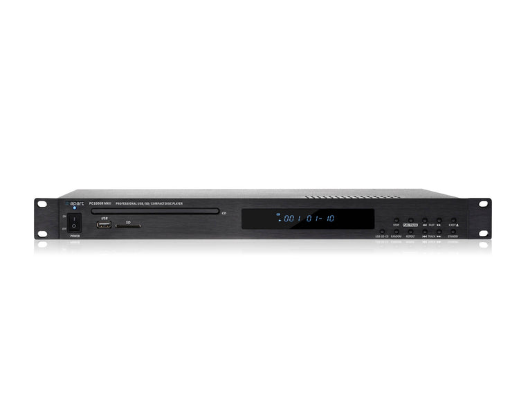 APAPC1000R2 - Apart PC1000RMKII CD or MP3 or SD or USB or RS232 Media and CD Player 1U  Image 1