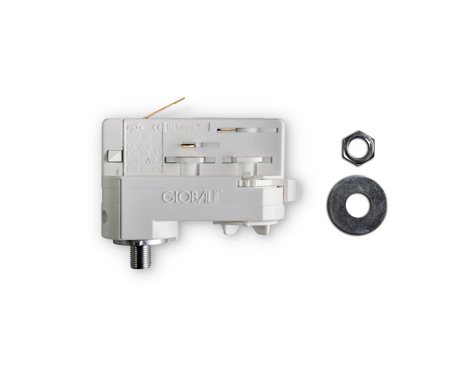 APAPLRAW - Apart LRAPRE W Premium Light Rail Adaptor KUB03 or 5SDQ5POVO5 White 2pk Image 1