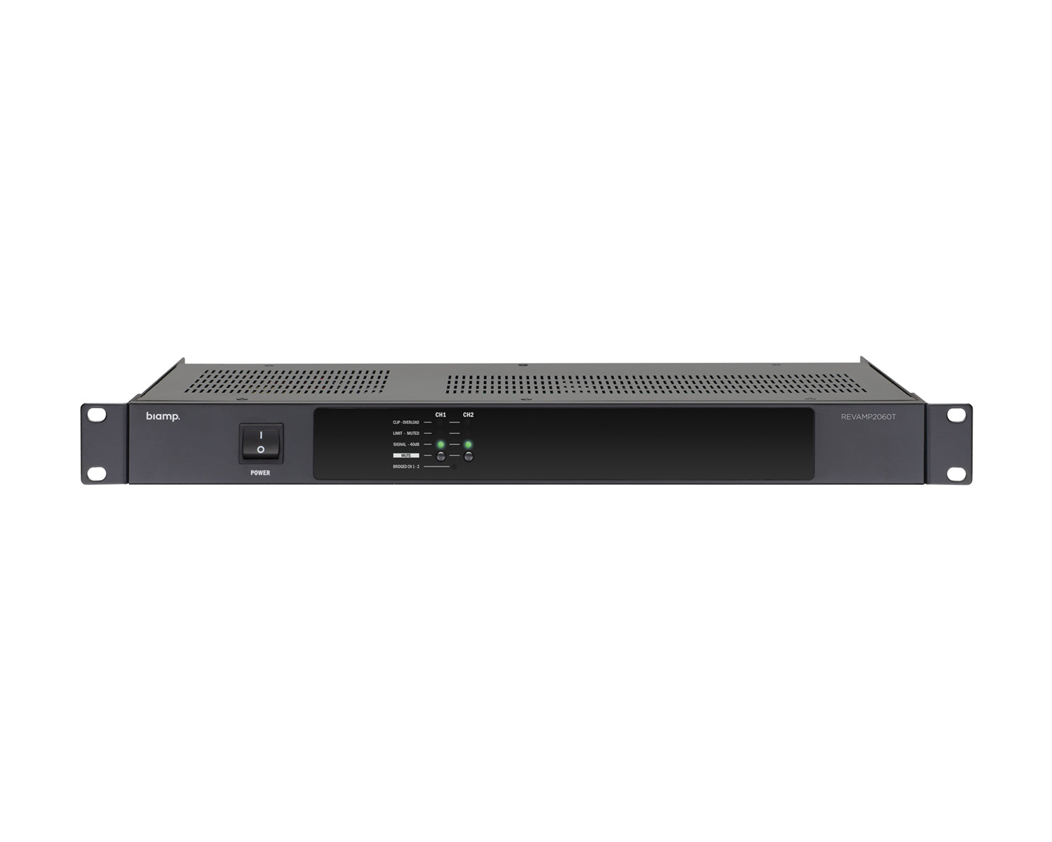 APAR2060T - Apart Revamp 2060T 2Ch Class D Fanless Amp 2 x 60W 100V or 4ohm 1U Image 1
