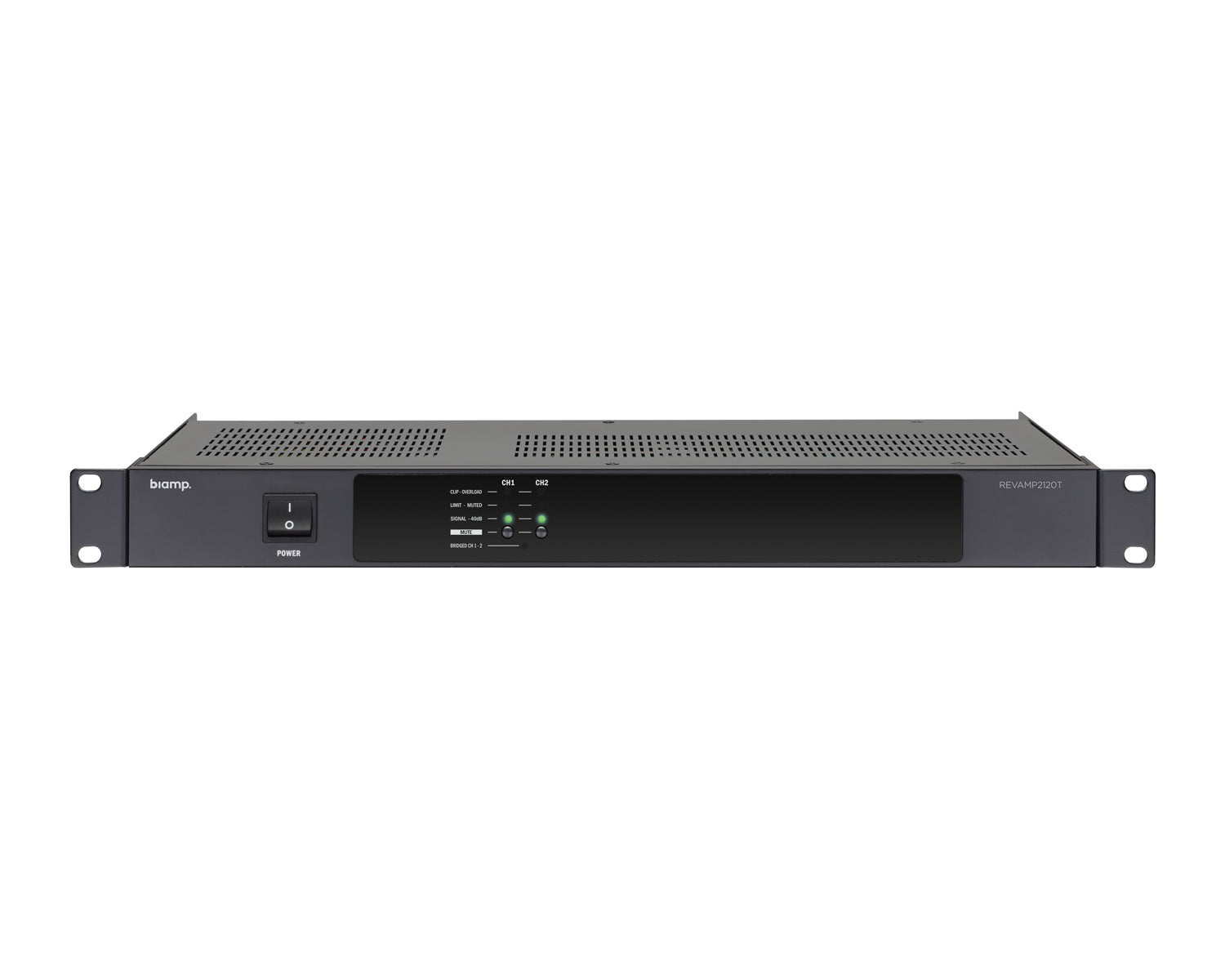 APAR2120T - Apart Revamp 2120T 2Ch Class D Fanless Amp 2 x 120W 100V or 4ohm 1U Image 1