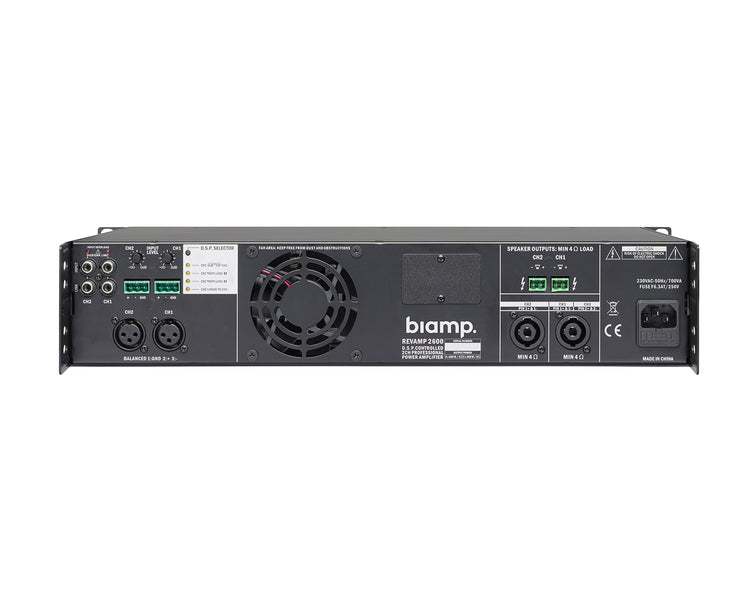 APAR2600 - Apart Revamp 2600 2Ch Class H Amplifier 2 x 600W @ 4ohm 2U Image 2