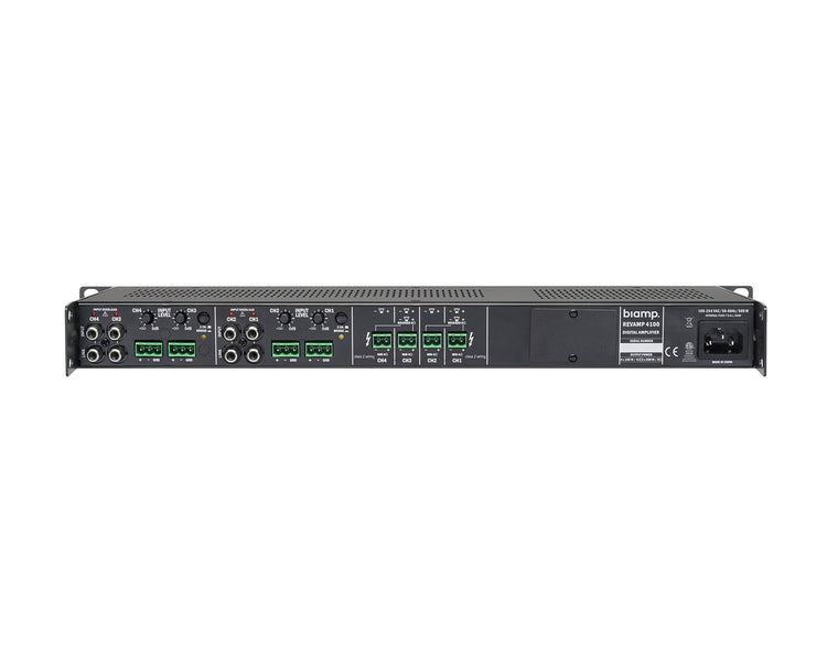 APAR4100 - Apart Revamp 4100 4Ch Class D Fanless Amplifier 4 x 100W @ 4ohm 1U Image 2