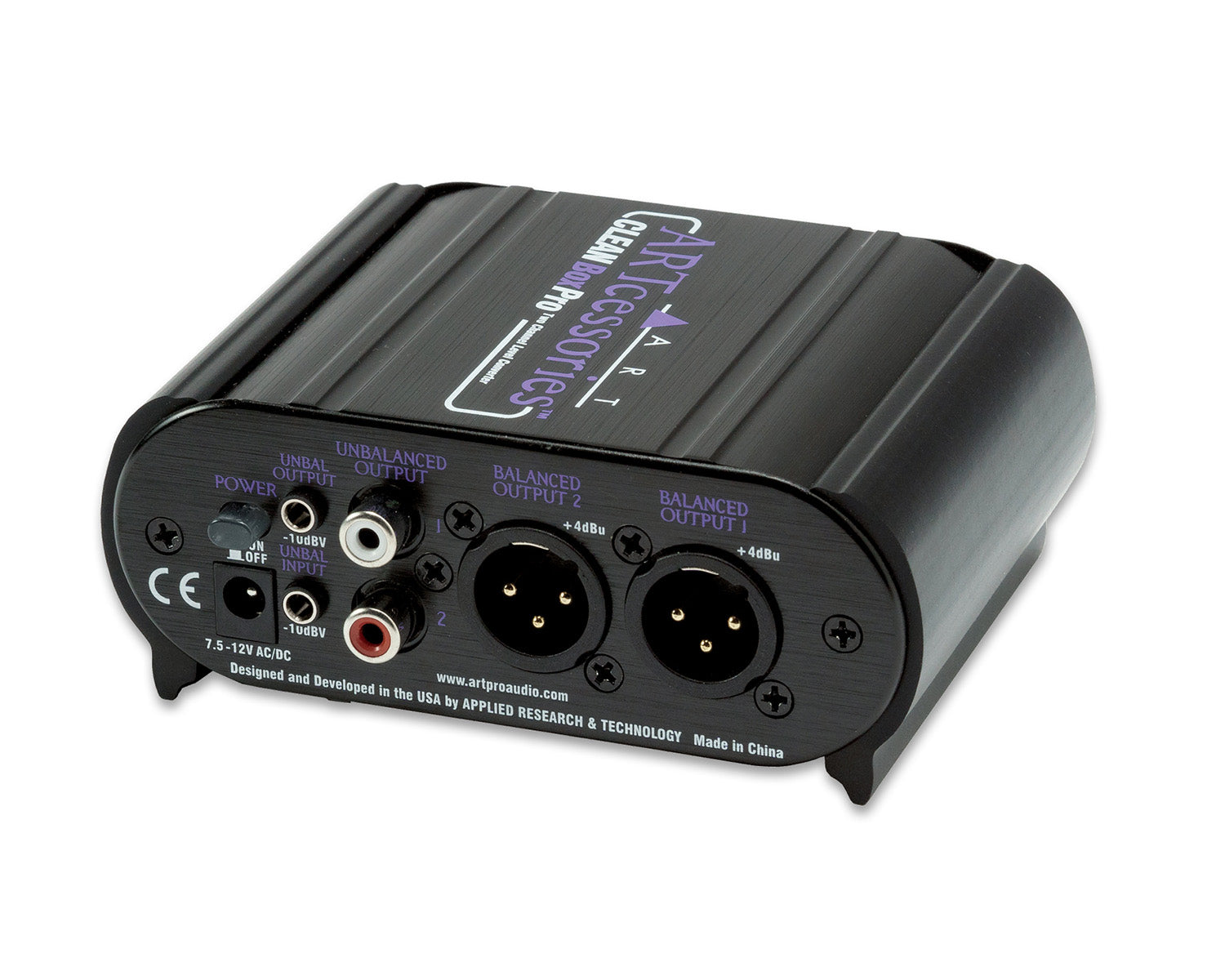 ARTCLEANBOXP - ART Pro Audio CLEANBox Pro 2Ch Level Converter Image 2