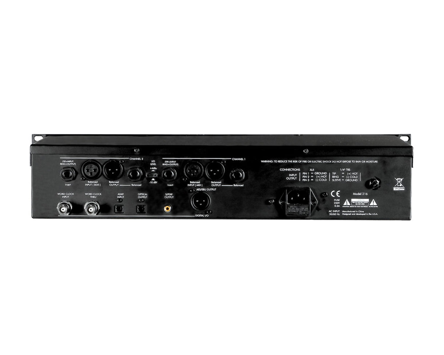 ARTDMPAII - ART Pro Audio Digital MPA II 2Ch Microphone Preamp with A or D Conversion Image 3