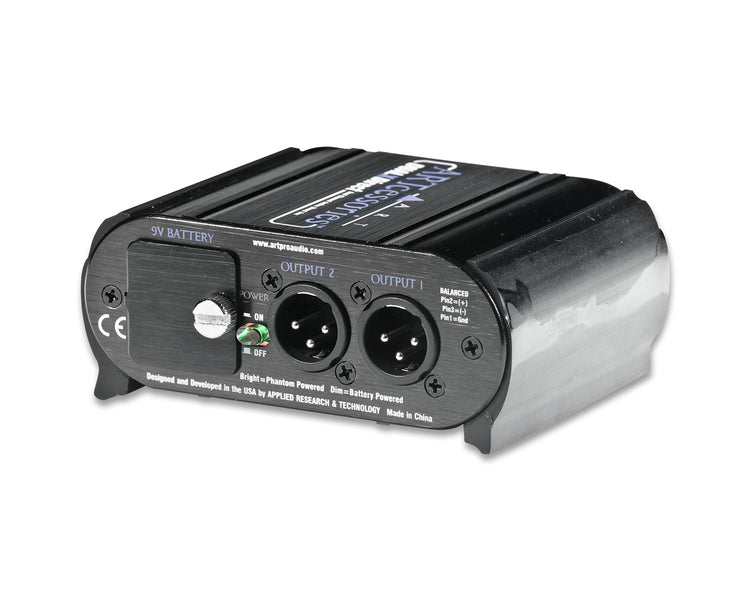 ARTDUALXDI - ART Pro Audio DualXDirect DUAL Active DI Box with Input Attn and Phase Invert Image 2