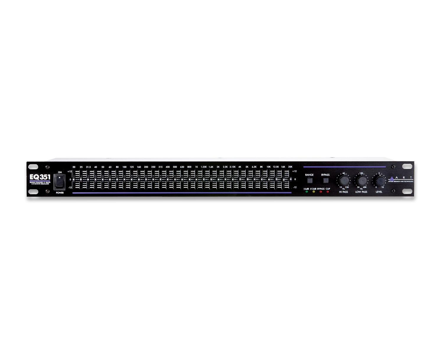 ARTEQ351 - ART Pro Audio EQ351 1x31 Band Graphic Equalisers 19inch 1U Image 1