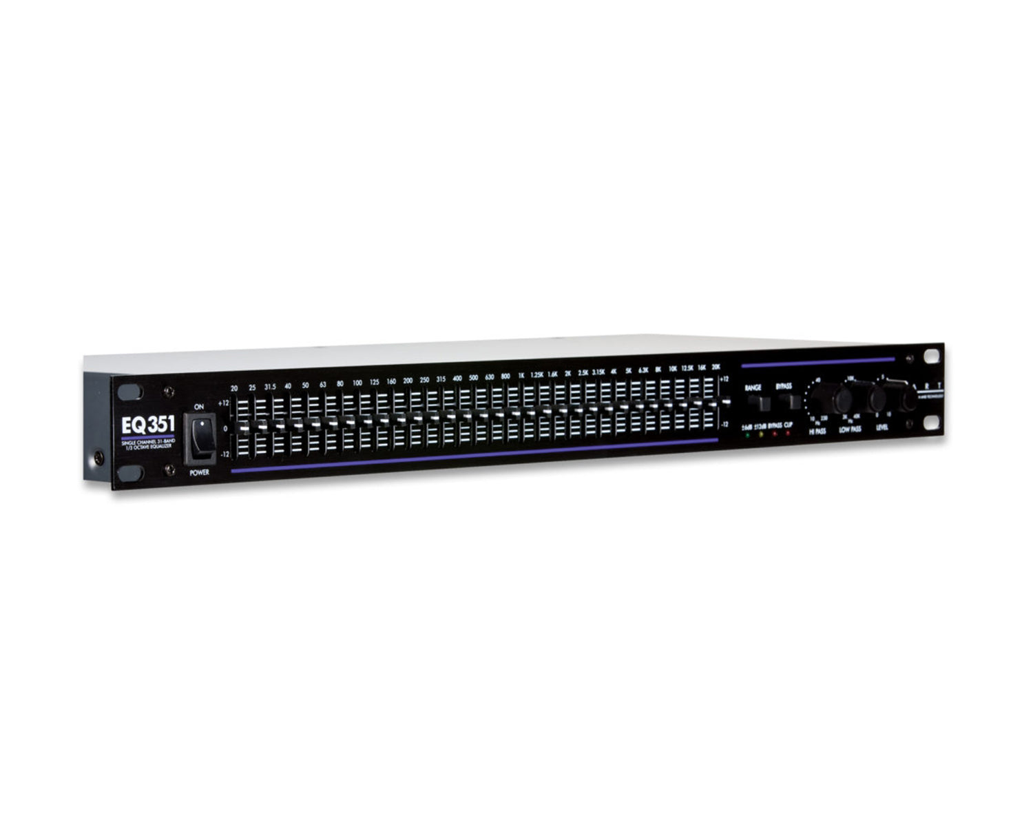 ARTEQ351 - ART Pro Audio EQ351 1x31 Band Graphic Equalisers 19inch 1U Image 2
