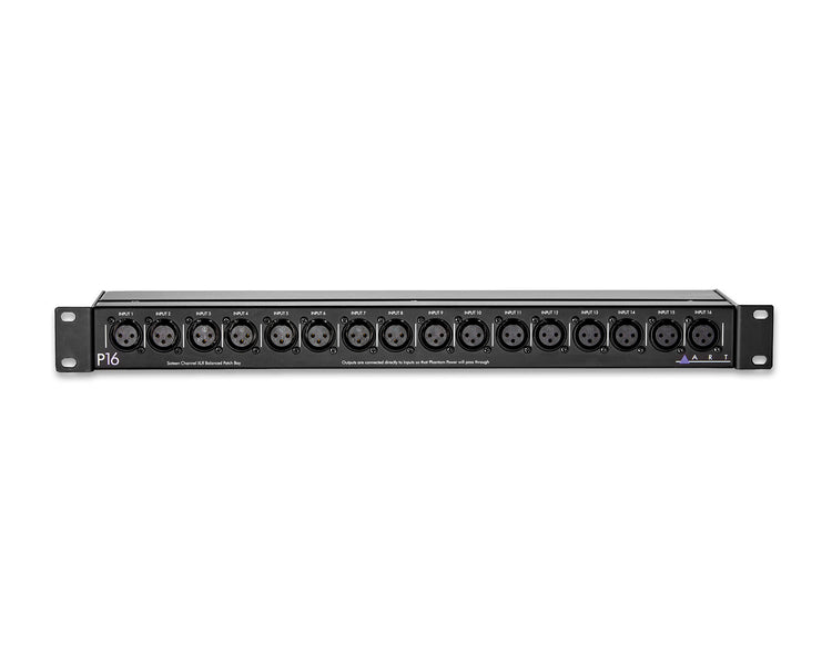 ARTP16 - ART Pro Audio P16 16Ch Balanced Patch Bay XLR Connectors 19inch 1U Image 1