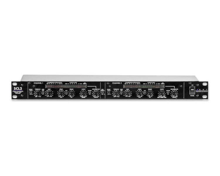 ARTSCL2 - ART Pro Audio SCL2 Dual Stereo Compressor or Limiter Expander or Gate 1U Image 2