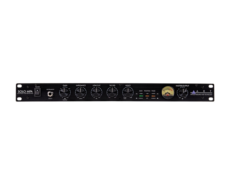 ARTSOLOMPACE - ART Pro Audio SOLO MPA Single Ch Rackmount Multi Voice Tube PreAmplifier Image 1