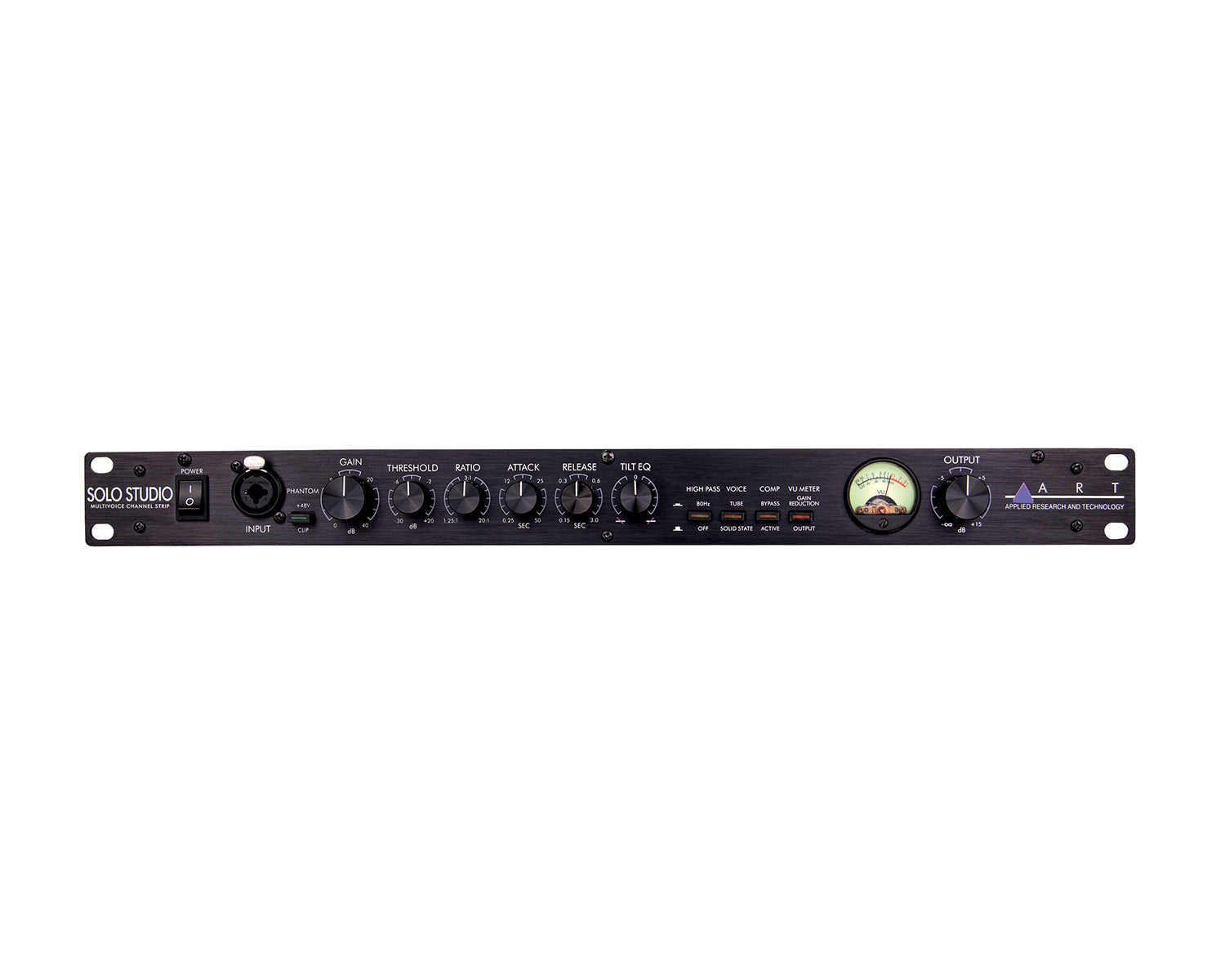 ARTSOLOSTUDIOCE - ART Pro Audio SOLO STUDIO Single Ch Rackmount Multi Voice Channel Strip Image 1