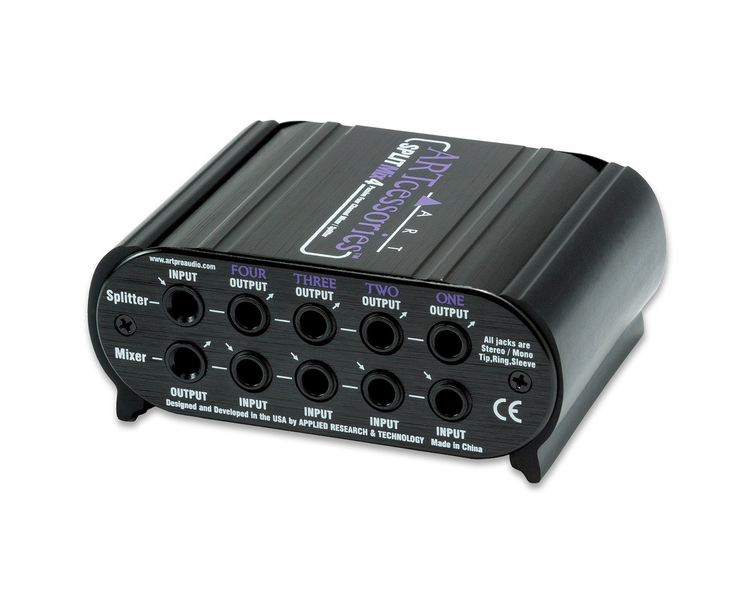 ARTSPLMIX4 - ART Pro Audio SPLITMix4 Four Channel Passive Splitter or Mixer Image 2