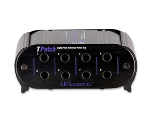 ARTTPATCH - ART Pro Audio TPatch 8 Point Balanced Patch Bay 1 or 4 TRS Balanced Jacks Image 3