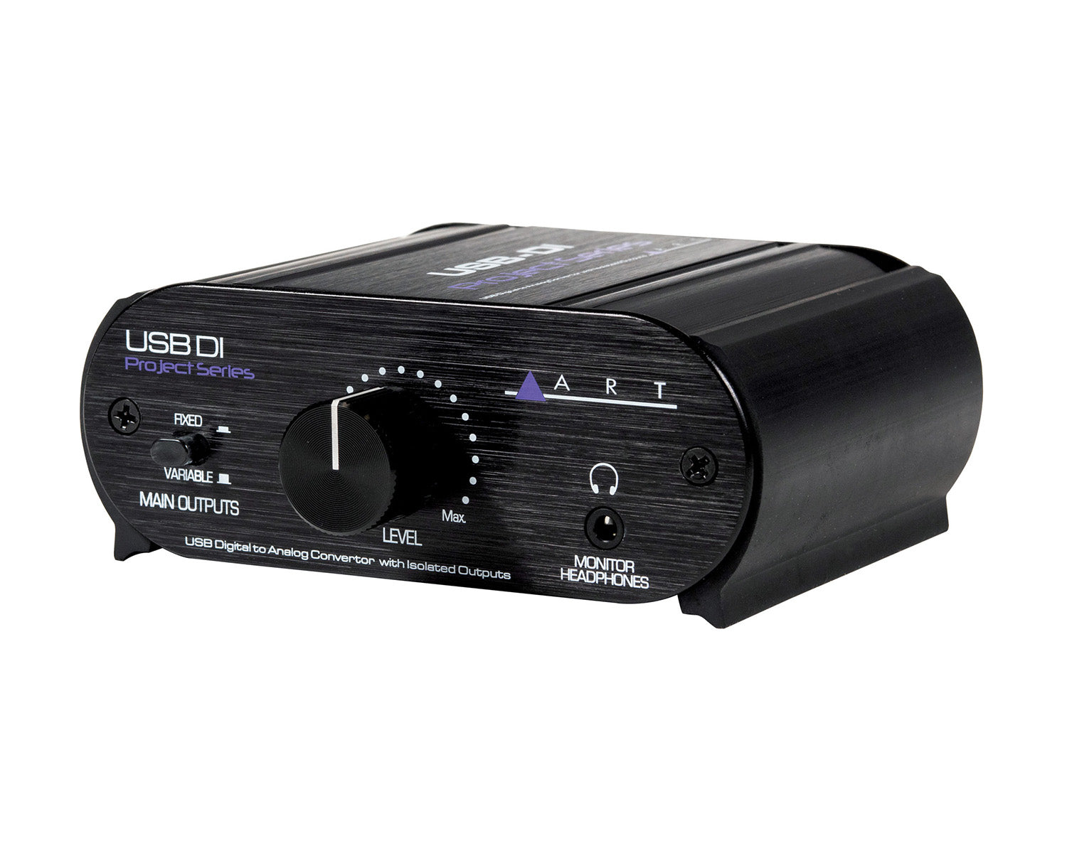 ARTUSBDI - ART Pro Audio USBDI USB D to A Converter DI Box with USB 2.0 In and L and R XLR Out Image 1