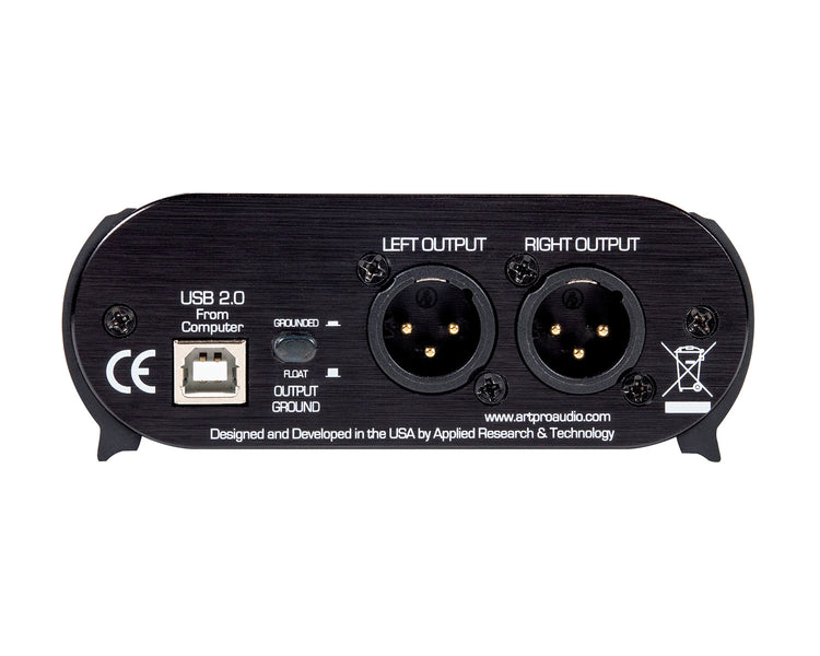 ARTUSBDI - ART Pro Audio USBDI USB D to A Converter DI Box with USB 2.0 In and L and R XLR Out Image 2