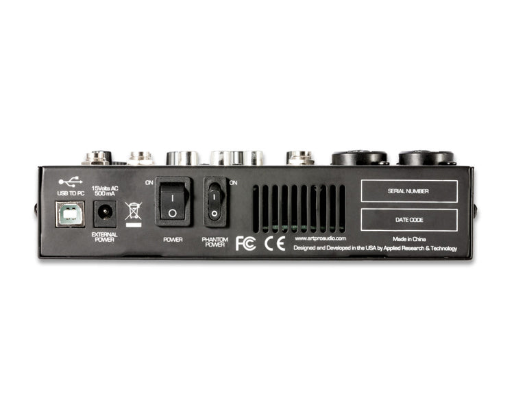 ARTUSBMIX6 - ART Pro Audio USBMix6 6 Channel USB Mixer PC Interface Image 3