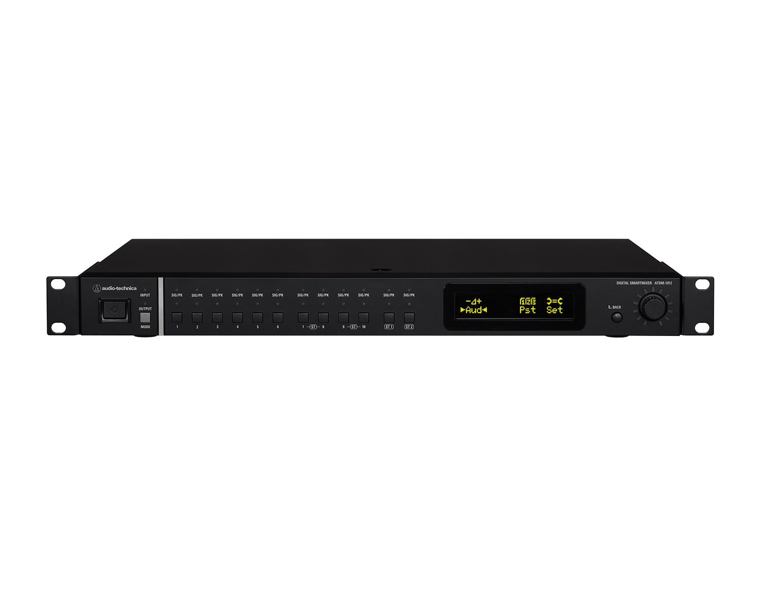 AUDATDM1012D - Audio Technica ATDM 1012DAN Network Smartmixer 10 Mic or Line with DANTE 1U Image 1