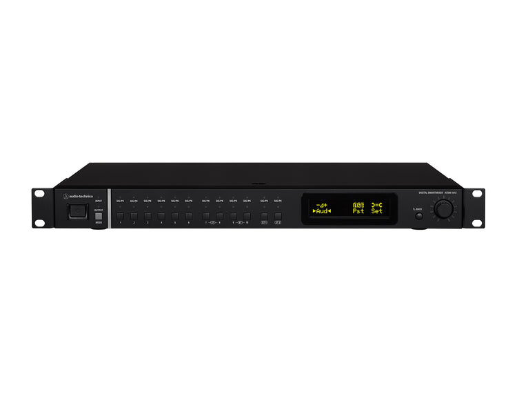 AUDATDM1012D - Audio Technica ATDM 1012DAN Network Smartmixer 10 Mic or Line with DANTE 1U Image 1