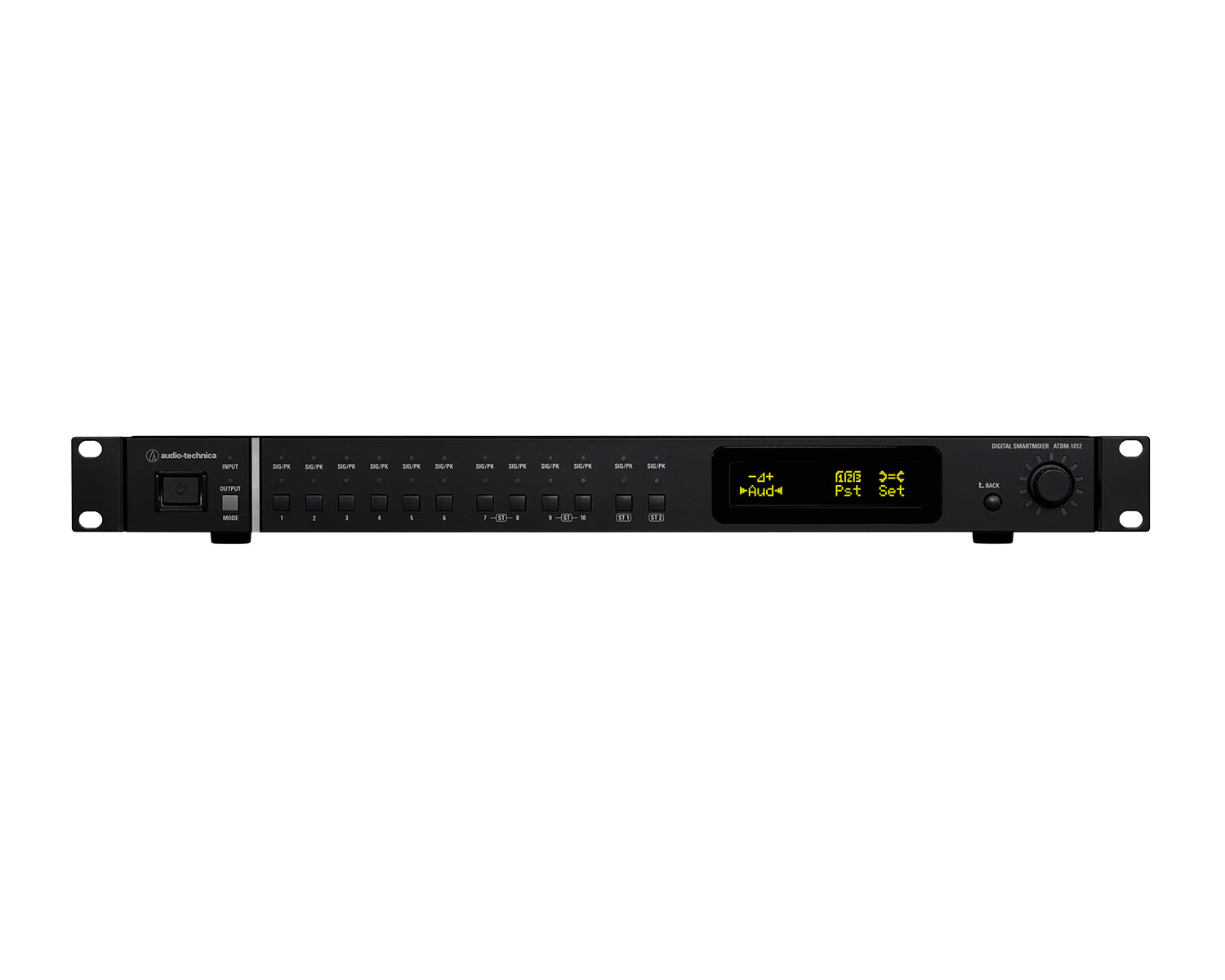 AUDATDM1012D - Audio Technica ATDM 1012DAN Network Smartmixer 10 Mic or Line with DANTE 1U Image 2