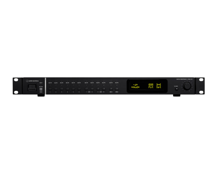 AUDATDM1012D - Audio Technica ATDM 1012DAN Network Smartmixer 10 Mic or Line with DANTE 1U Image 2