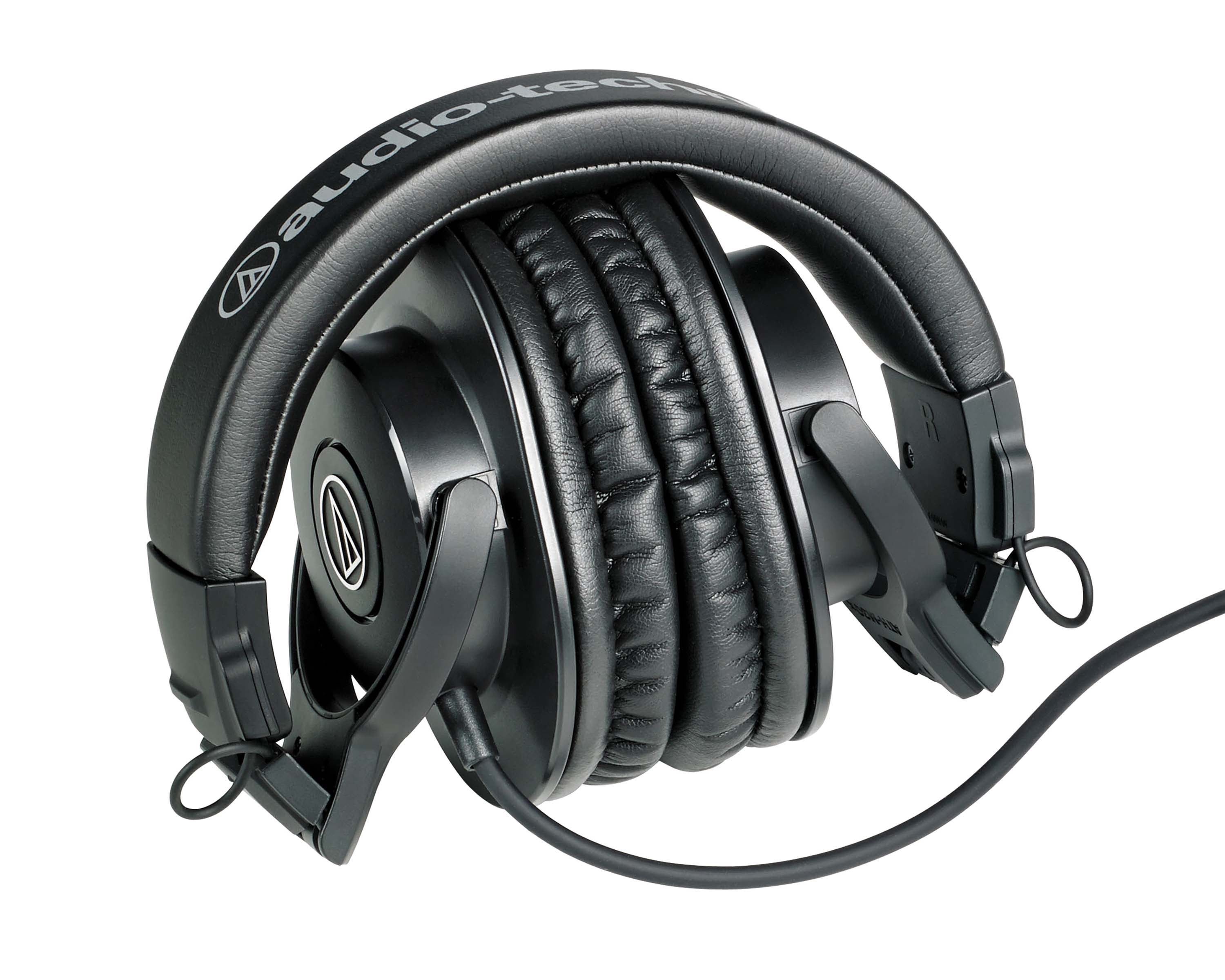 AUDATHM30X - Audio Technica ATH M30x Monitor Folding Headphones with Straight Cable Image 3