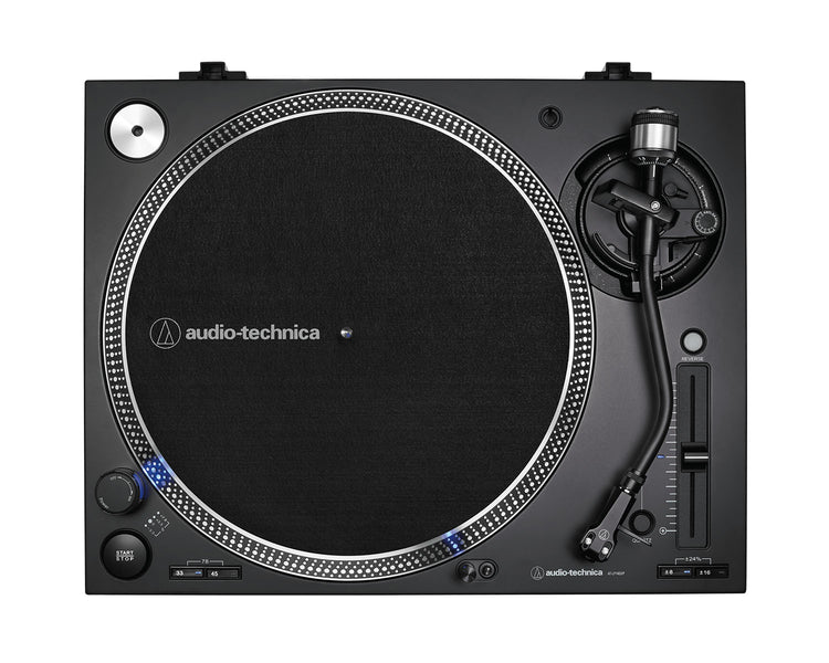 AUDATLP140XPB - Audio Technica AT LP140XPB PRO Direct Drive Turntable Inc Cartridge Black Image 1