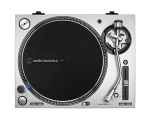 AUDATLP140XPS - Audio Technica AT LP140XPS PRO Direct Drive Turntable Inc Cartridge Silver Image 1