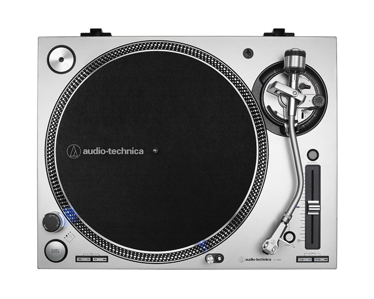 AUDATLP140XPS - Audio Technica AT LP140XPS PRO Direct Drive Turntable Inc Cartridge Silver Image 1