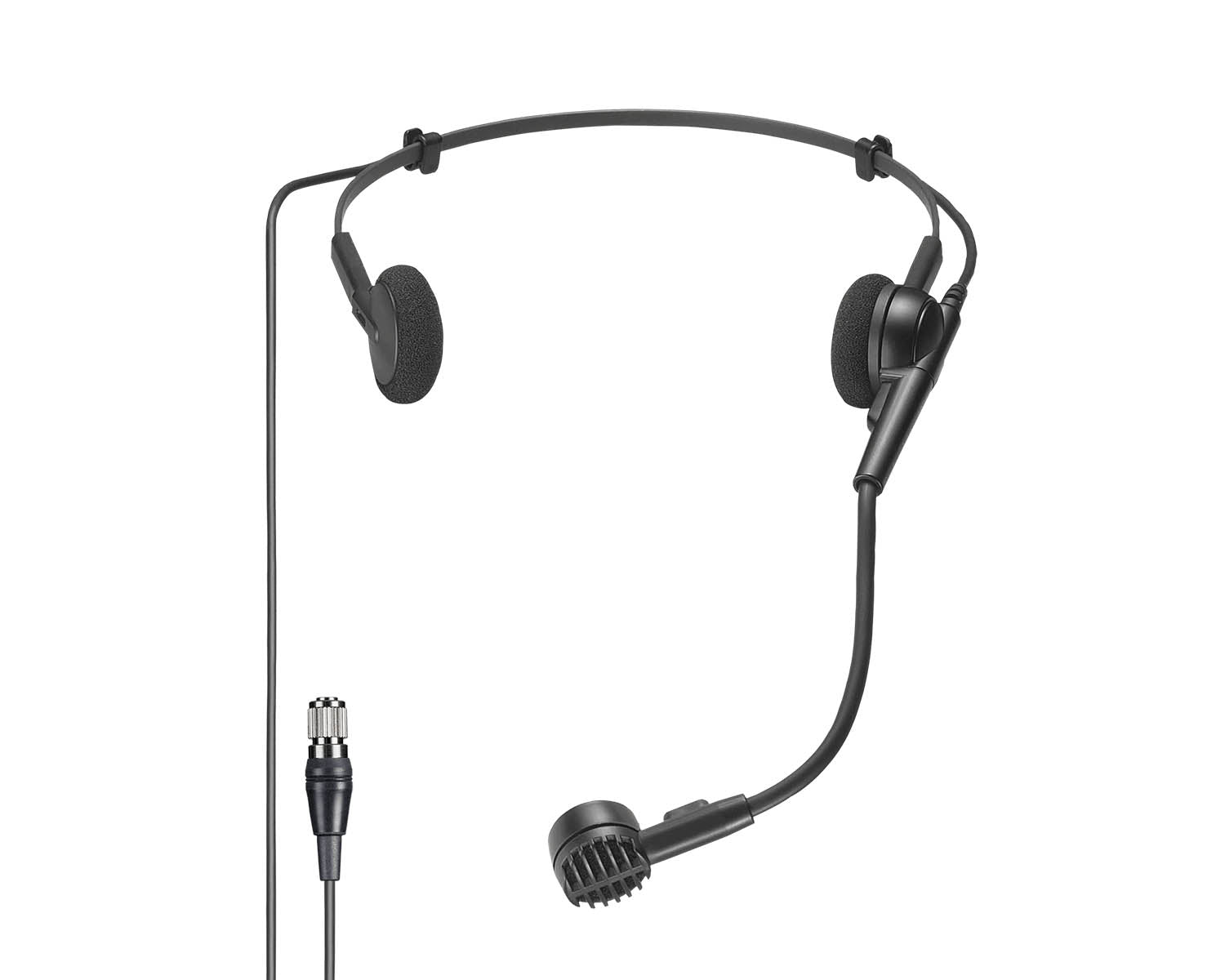 AUDATM75CH - Audio Technica ATM75cH Cardioid Condenser Headworn Mic cH Style Plug BLACK Image 1