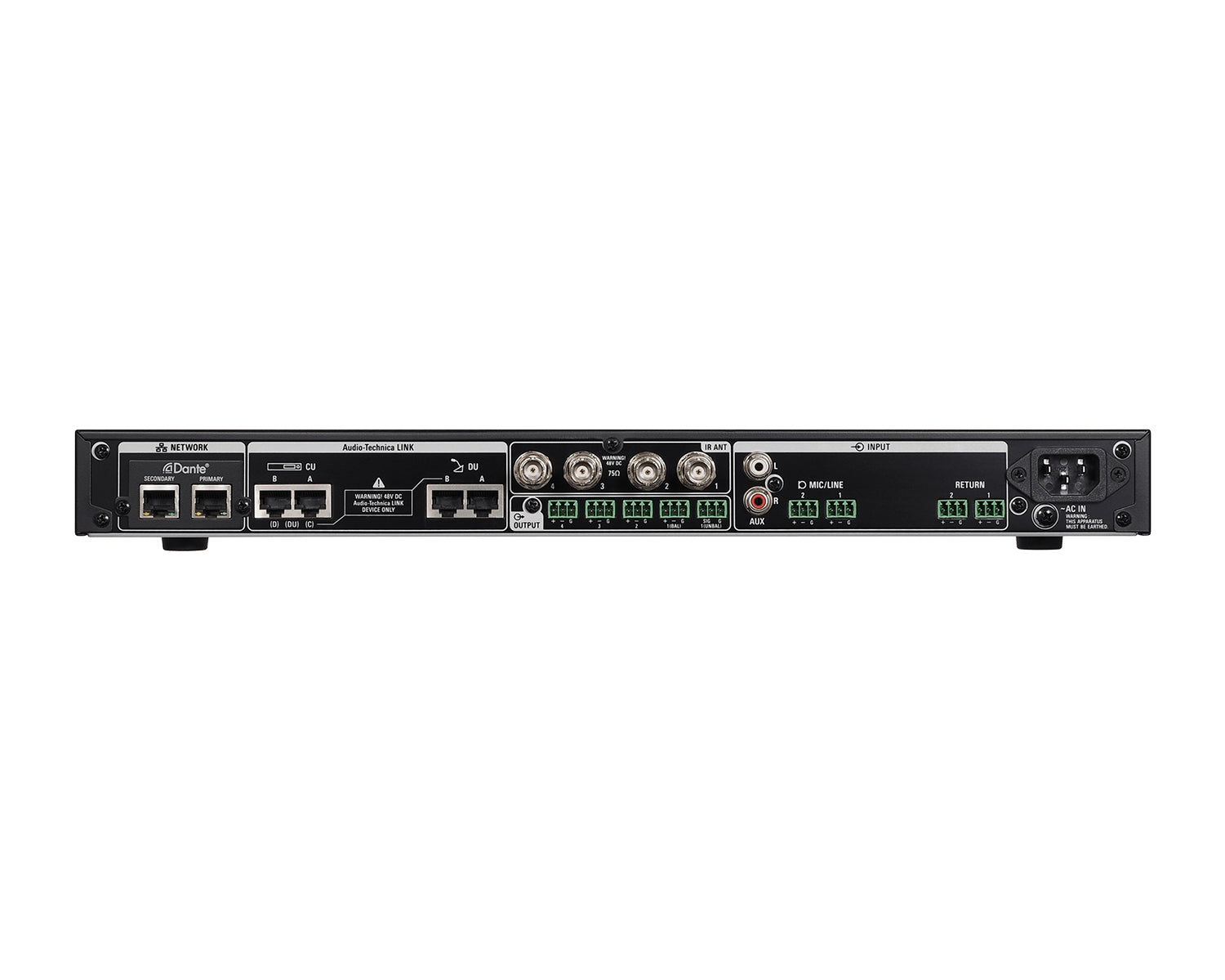 AUDATUCIRCUD - Audio Technica ATUC IRCUDAN Hybrid Control Unit 2 Mic or Line In and 2 Aux In DANTE Image 3